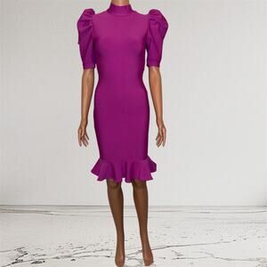 Magenta Extra Small Cocktail Dress